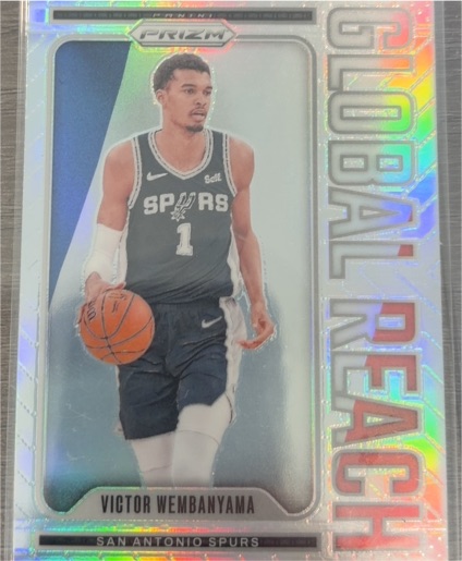 2024-25 Panini Prizm #9 Victor Wembanyama Global Reach — front