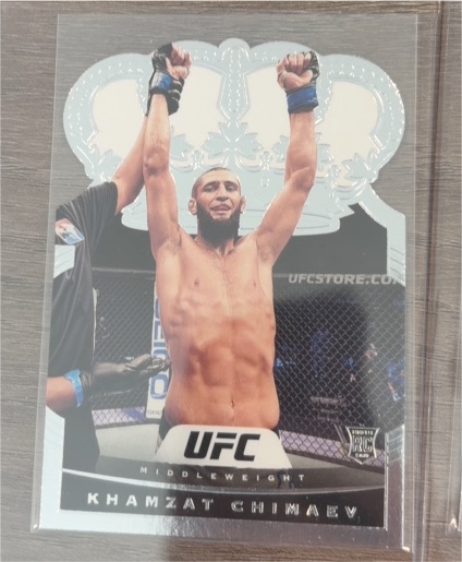 2021 Panini Chronicles UFC Crown Royale #18 Khamzat Chimaev Rookie — front