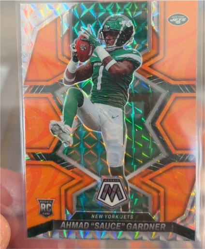 2022 Panini Mosaic #289 Ahmad "Sauce" Gardner — front