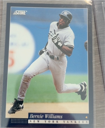 1994 Score #339 Bernie Williams — front