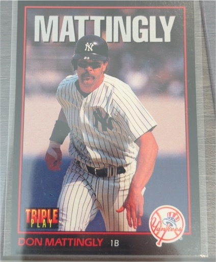 1993 Leaf Triple Play #120 Don Mattingly — front