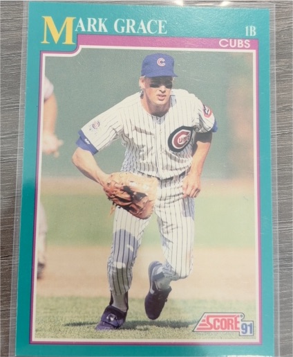 1991 Score #175 Mark Grace — front
