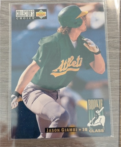 1994 Upper Deck Collector's Choice #657 Jason Giambi — front