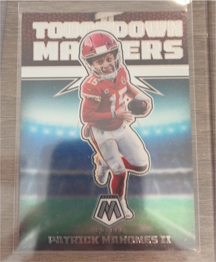 2022 Panini Mosaic #TD-8 Patrick Mahomes II Touchdown Masters — front