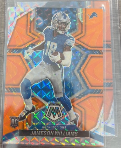 2022 Panini Mosaic #X Jameson Williams — front
