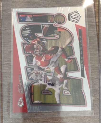 2022 Panini Mosaic Bang! #B-10 Patrick Mahomes II — front