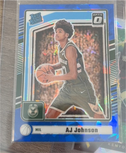 2024-25 Panini Donruss Optic #222 AJ Johnson — front