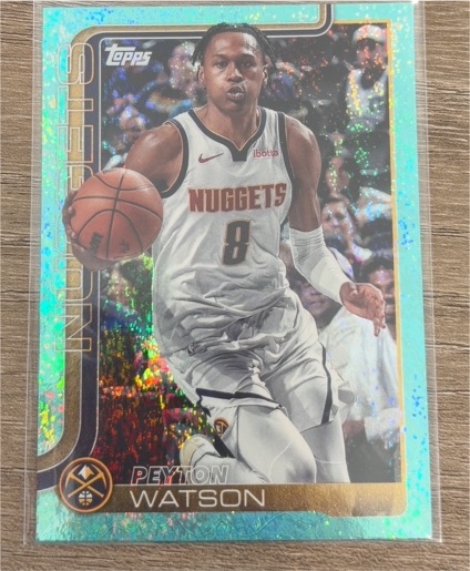 2025-26 Topps #106 Peyton Watson — front