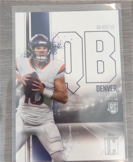 2024 Topps Signature Class #100 Bo Nix — front