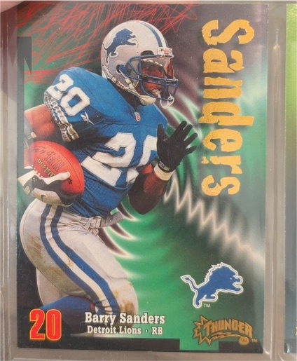1998 SkyBox Thunder #204 Barry Sanders — front
