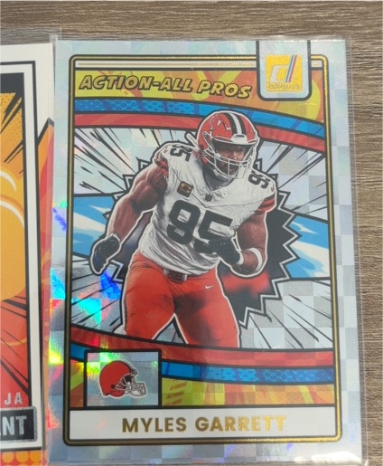 2025 Donruss Action-All Pros #AAP-MGA Myles Garrett — front