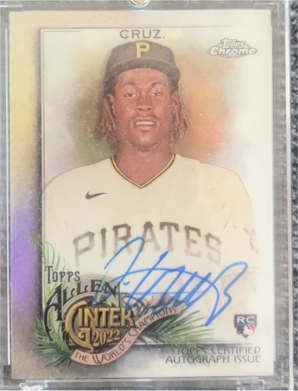 2022 Topps Allen & Ginter Chrome #122 Oneil Cruz — front
