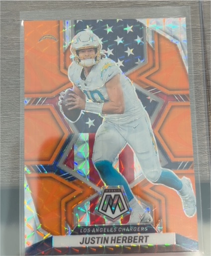 2022 Panini Mosaic #254 Justin Herbert — front