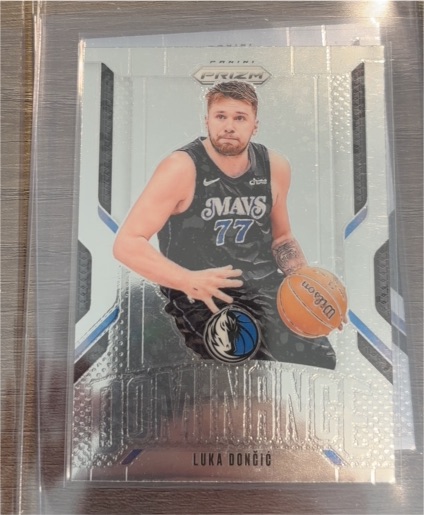 2024-25 Panini Prizm #12 Luka Doncic Dominance Silver — front
