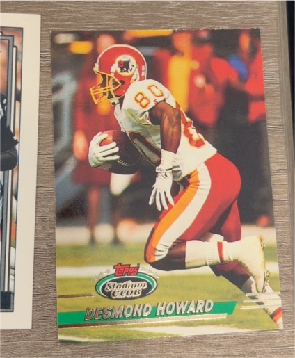 1993 Topps Stadium Club #392 Desmond Howard — front