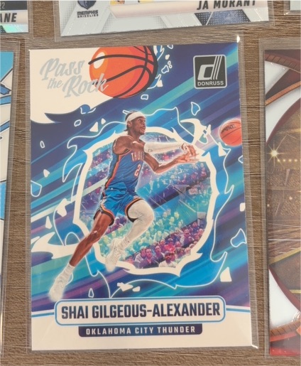 2024-25 Panini Donruss #7 Shai Gilgeous-Alexander Pass The Rock — front
