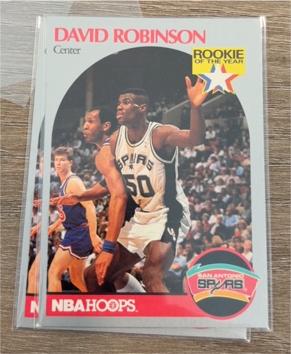 1990-91 NBA Hoops #270 David Robinson — front