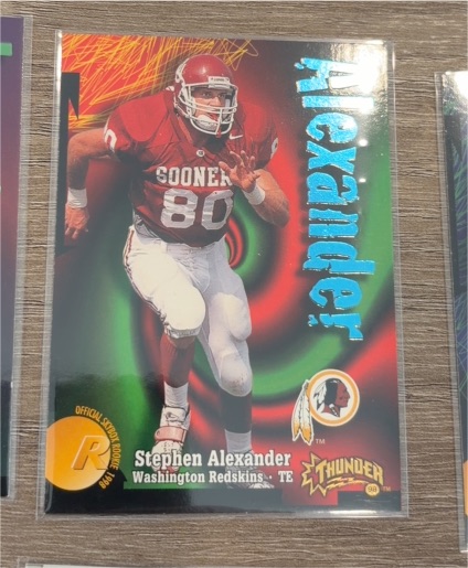 1998 SkyBox Thunder #226 Stephen Alexander Washington Redskins — front