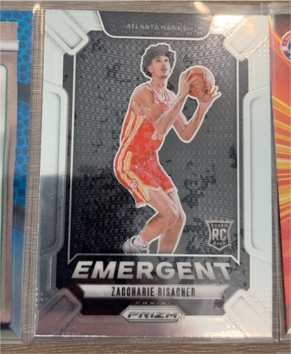 2024-25 Panini Prizm #6 Zaccharie Risacher Emergent — front