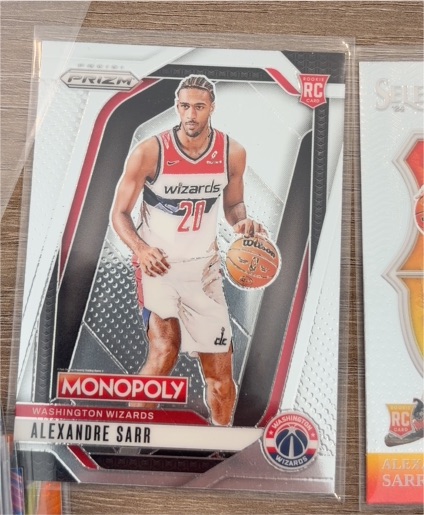 2024-25 Panini Prizm Monopoly #86 Alexandre Sarr — front