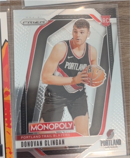 2024-25 Panini Prizm Monopoly #6 Donovan Clingan — front