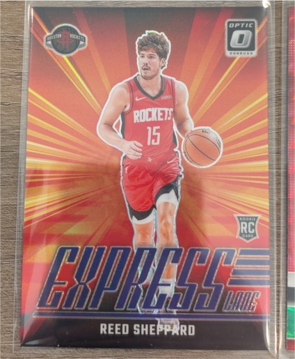 2024-25 Donruss Optic #16 Reed Sheppard Express Lane — front