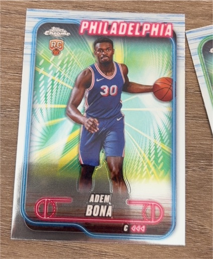 2024-25 Topps Chrome #183 Adem Bona — front