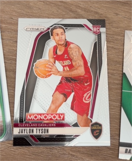 2024-25 Panini Prizm Monopoly #15 Jaylon Tyson — front