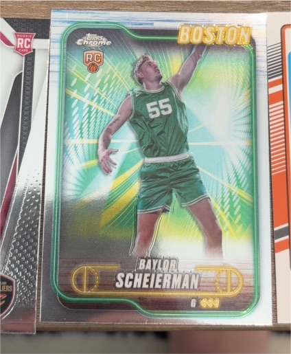 2024-25 Topps Chrome #143 Baylor Scheierman — front