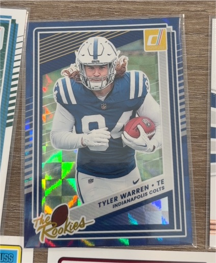 2025 Panini Donruss The Rookies #9 Tyler Warren — front