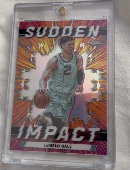 2023-24 Topps Chrome Sudden Impact #SI-6 LaMelo Ball — front