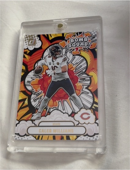 2025 Panini Donruss #BS-CWS Caleb Williams Bomb Squad — front