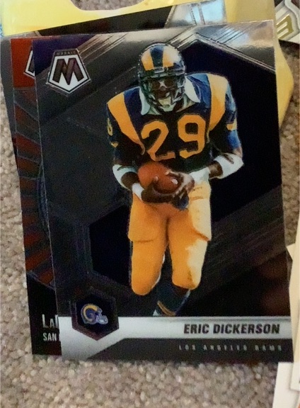 2021 Panini Mosaic #117 Eric Dickerson Los Angeles Rams — front