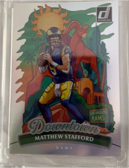 2025 Panini Donruss #6 Matthew Stafford Downtown — front