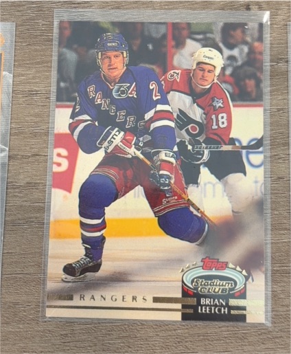 1992 Topps Stadium Club #73 Brian Leetch — front