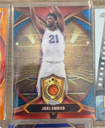 2024-25 Topps Chrome Ball of Duty #BOD-6 Joel Embiid — front