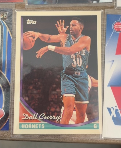 1993 Topps #70 Dell Curry — front