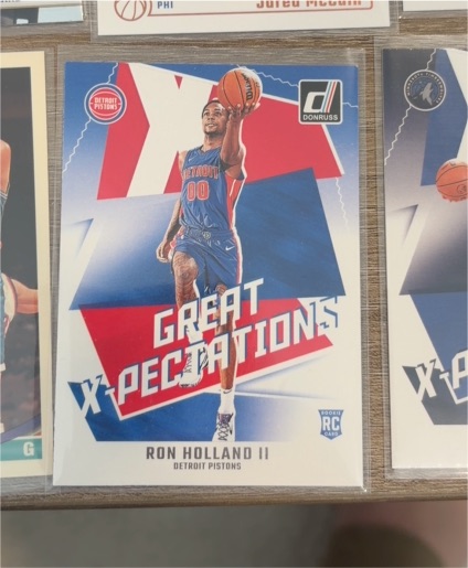 2024-25 Panini Donruss #7 Ron Holland II Great X-Pectations RC — front