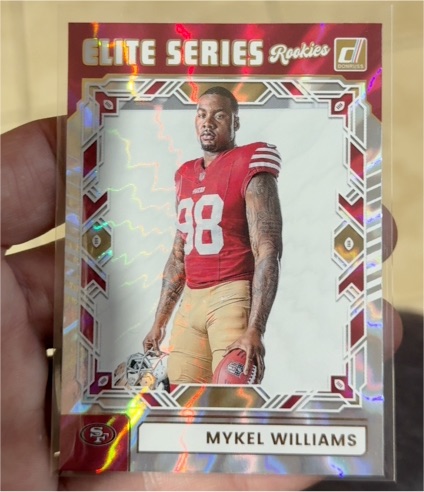 2025 Donruss Elite Series Rookies #ESR-MWS Mykel Williams — front