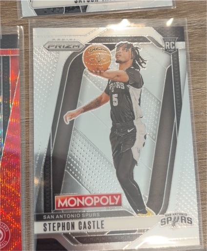 2024-25 Panini Prizm Monopoly #75 Stephon Castle — front