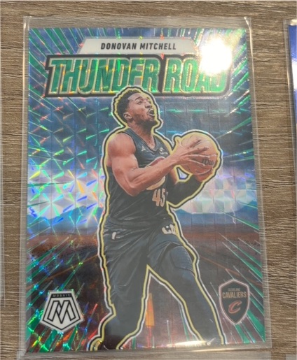 2024-25 Panini Mosaic #14 Donovan Mitchell Thunder Road — front