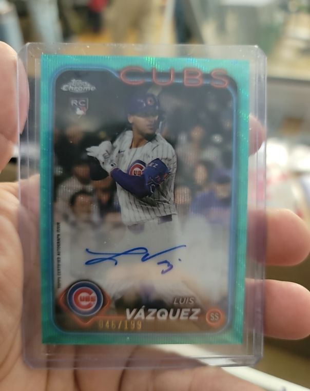 2024 Topps Chrome Update #AC-LV Luis Vazquez — front
