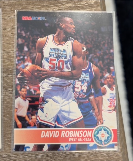 1994-95 SkyBox NBA Hoops #248 David Robinson — front
