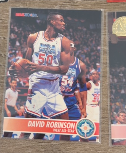 1994-95 NBA Hoops #248 David Robinson — front