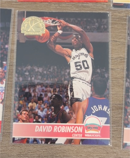1994-95 NBA Hoops Supreme Court #SC43 David Robinson — front