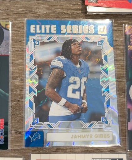 2025 Donruss Elite Series #TES-JGI Jahmyr Gibbs — front