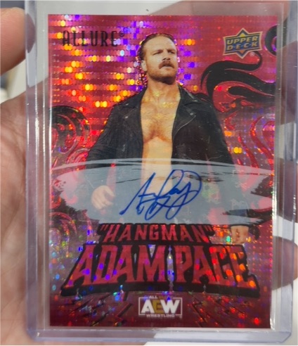 2024 Upper Deck Allure AEW Hangman Adam Page — front