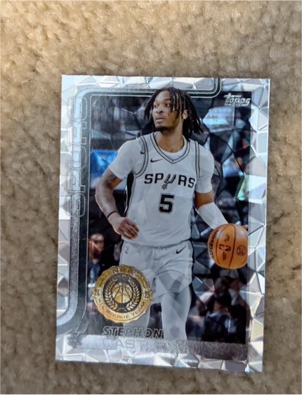 2025-26 Topps Basketball #197 Stephon Castle — front