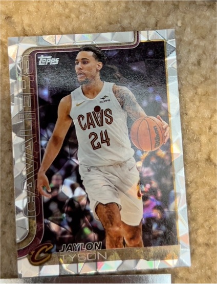 2022 Topps #CAVS Jaylon Tyson — front