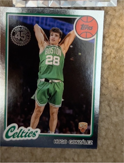 2025-26 Topps Basketball #80BK-100 Hugo Gonzalez — front